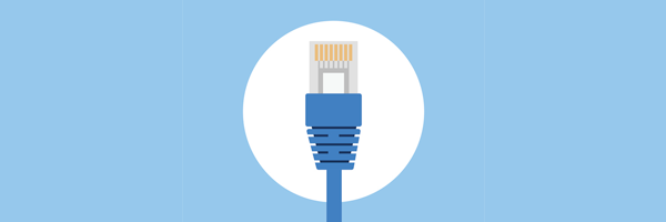 illustration of an ethernet cable