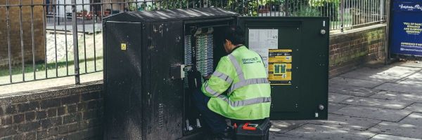 BT Openreach phone engineer