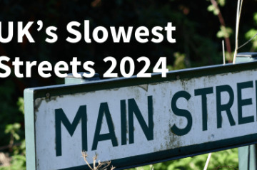 The Slowest Streets in the UK 2024 [UNDER EMBARGO TILL MONDAY 25TH NOV 00:01 GMT]