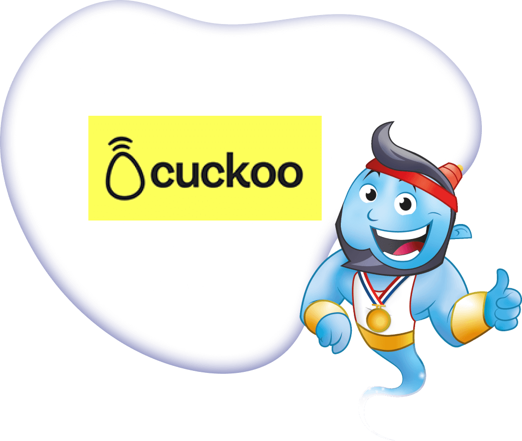 Cuckoo logo with Genie