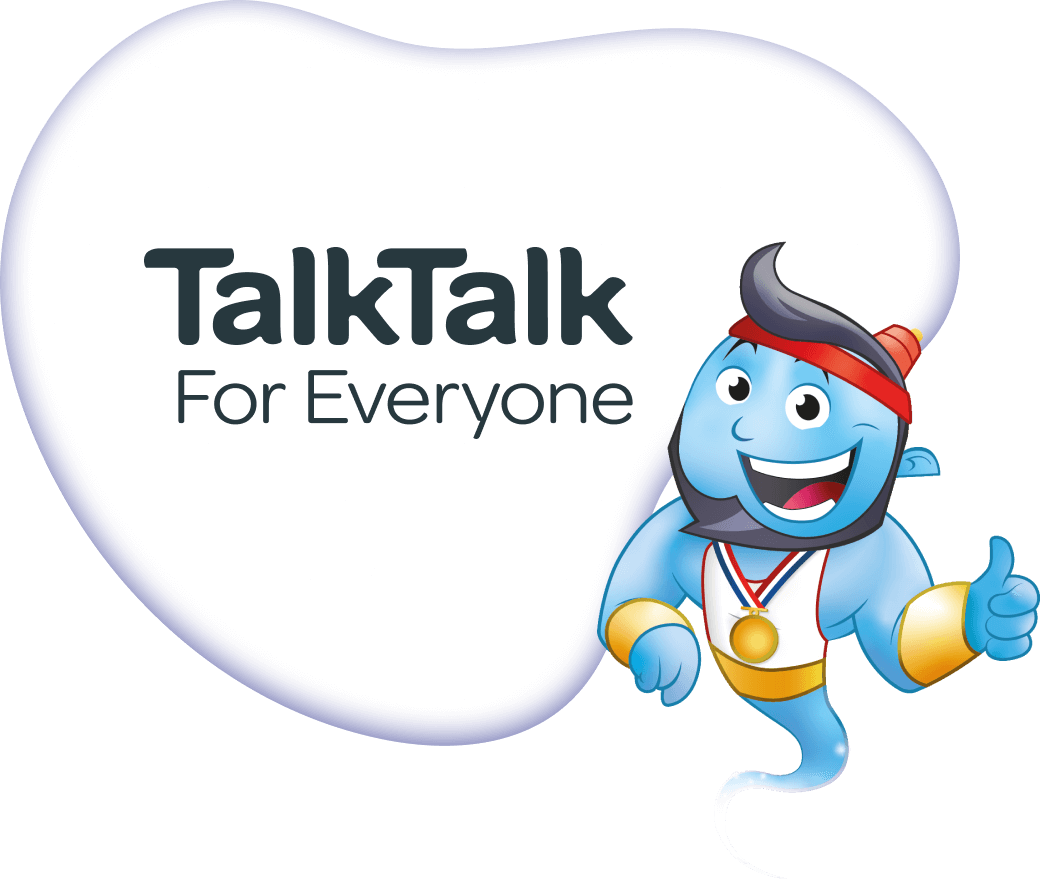 TalkTalk logo with Genie